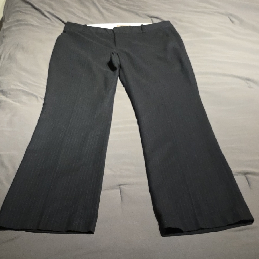 Banana Republic Navy Pinstripe Women's Trousers